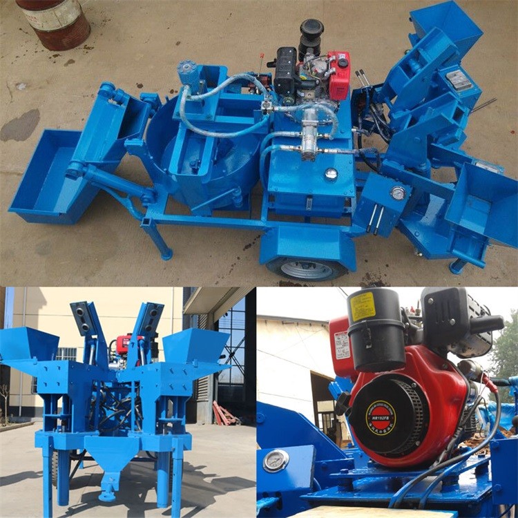 M7mi double interlock Cement Clay Block brick Maker production brick House Equipment