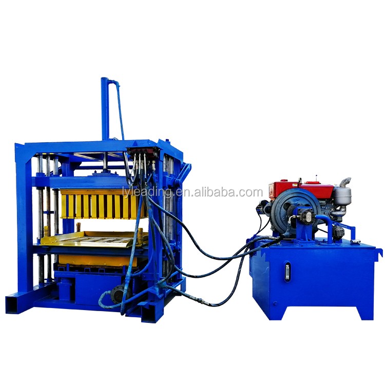Qtj4 - 40 machine à briqueter manuelle hydraulique machine à briqueter le béton et le ciment