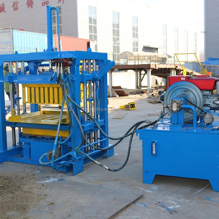 Qtj4 - 40 machine à briqueter manuelle hydraulique machine à briqueter le béton et le ciment