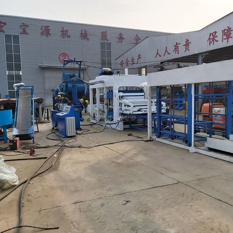 China Block Factory qtj10 - 15 Hydraulic Cement Concrete Block machine
