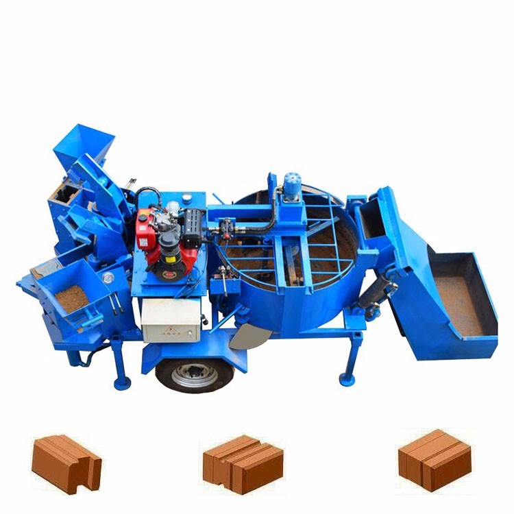 M7mi double interlock Cement Clay Block brick Maker production brick House Equipment