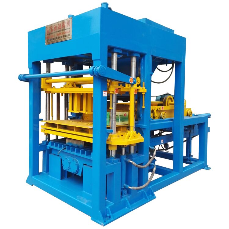 Block machine qtj4 - 15 Automatic Block Manufacturer paving block Mak vendue en République dominicai