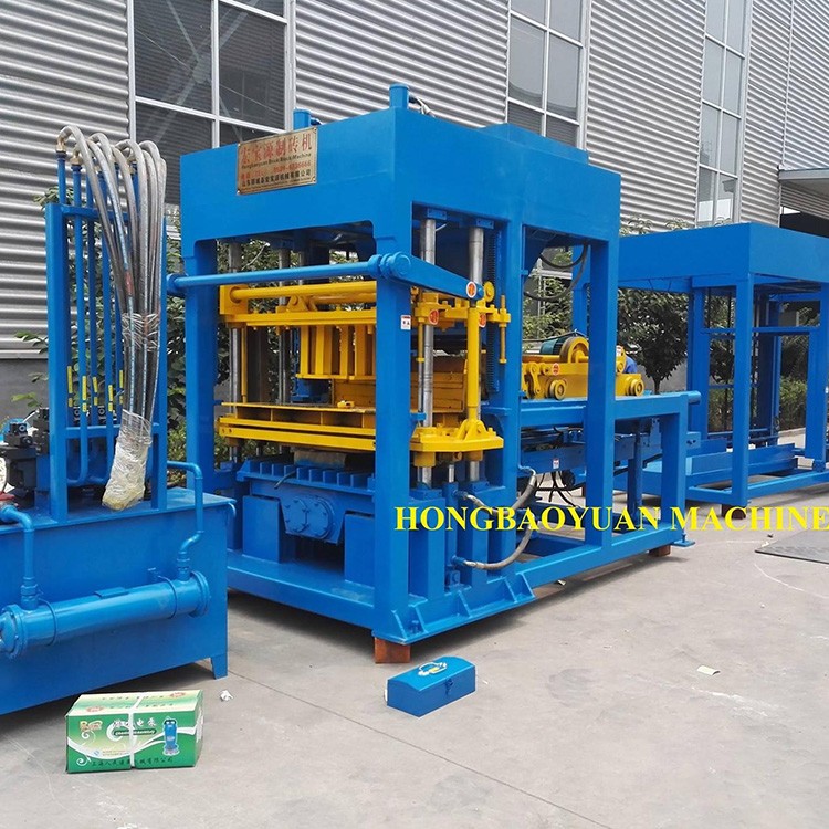 Block machine qtj4 - 15 Automatic Block Manufacturer paving block Mak vendue en République dominicai