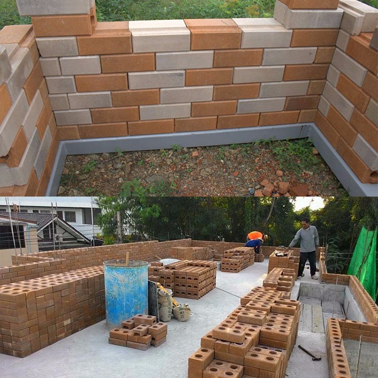 interlocking soil earth brick making machine diesel model HBY1-15 from china(图7)