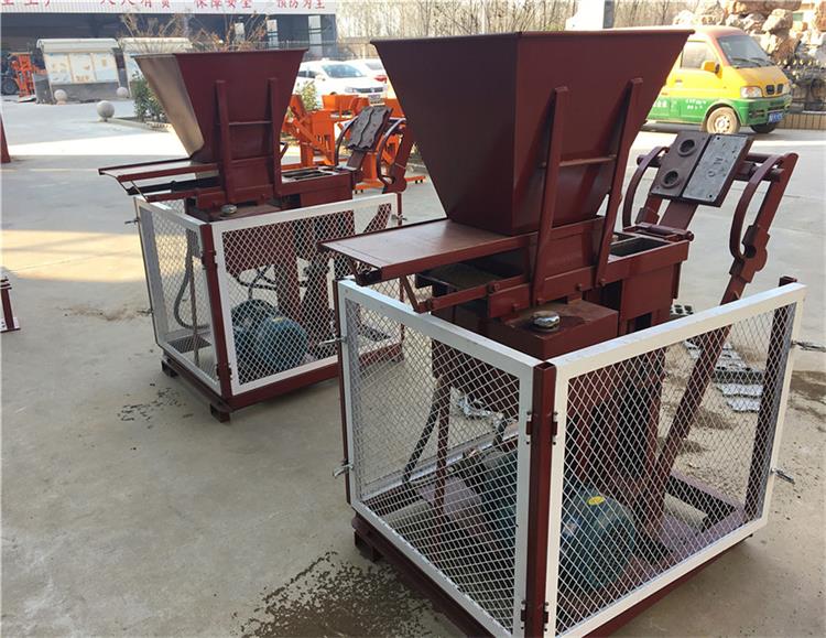 interlocking interlock soil brick making machine price electric model HBY2-15 from china(图3)